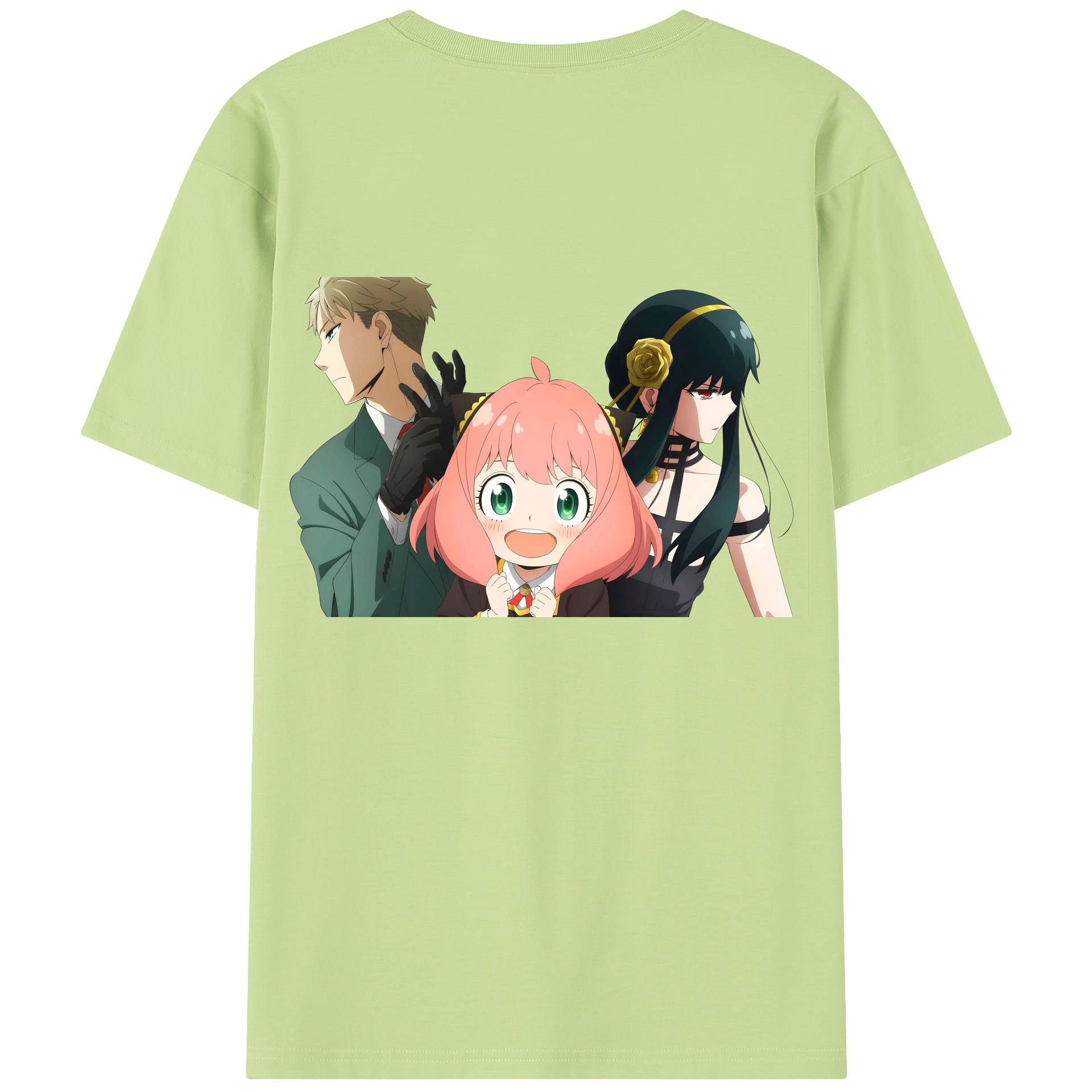 （画像用） SPY×FAMILY间谍家家酒 綿100％半袖Tシャツ（背面プリント）